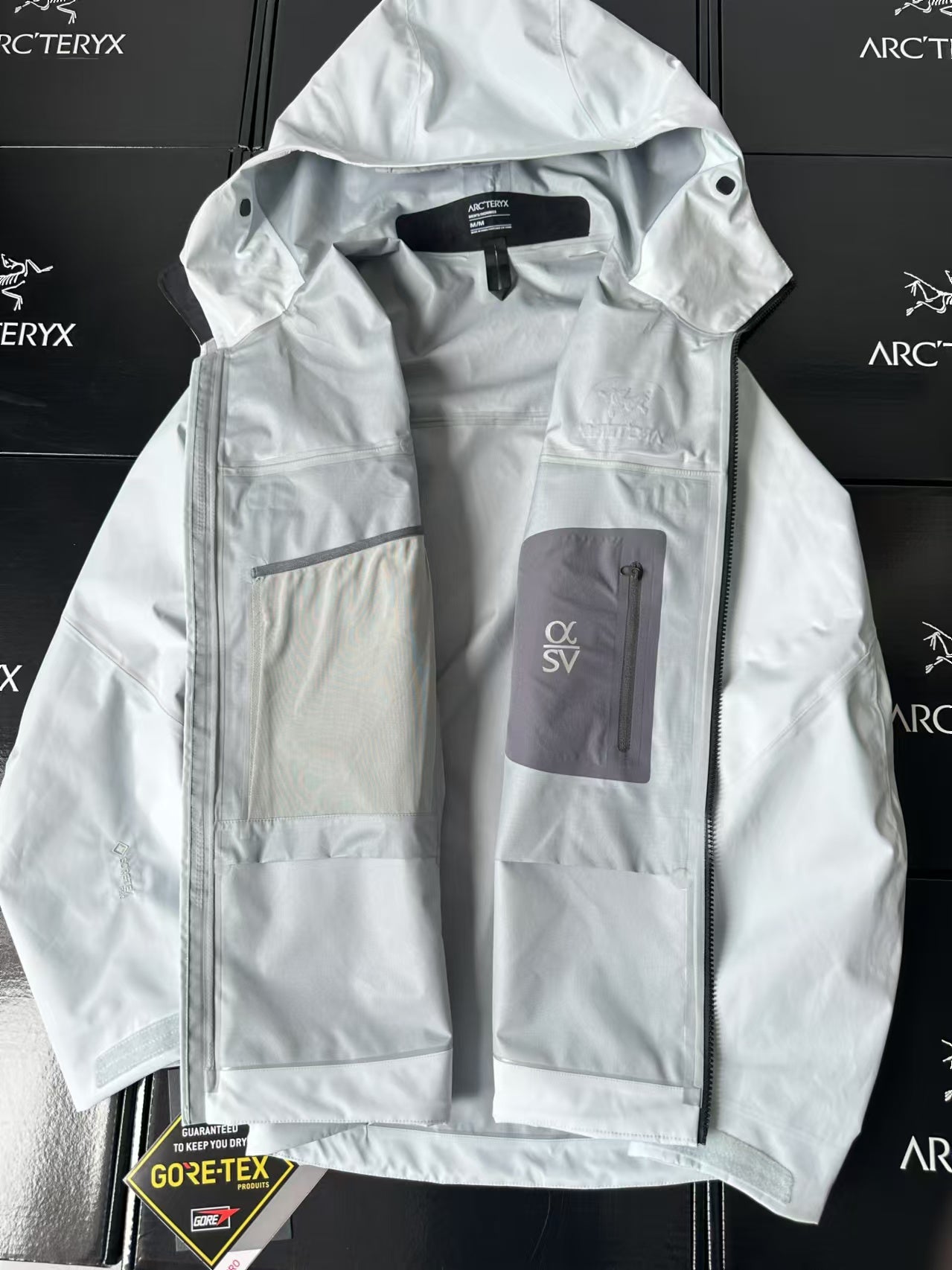 Alpha SV White Men's Shell Jacket image 5