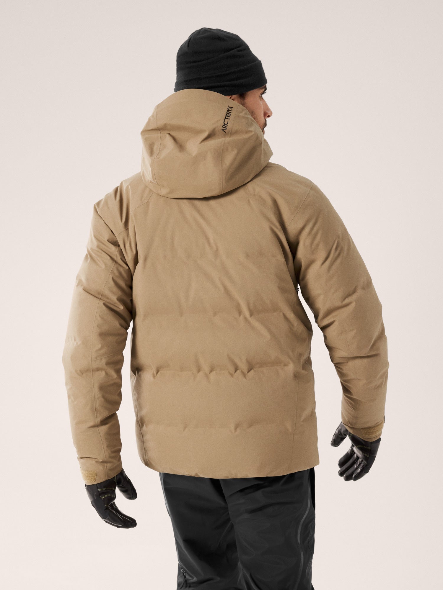 Arcteryx men's fissile insulated jacket ski and snowboard brown image 8